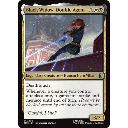 Black Widow, Double Agent (MSH-208) - Marvel Super Heroes