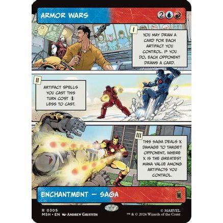 Armor Wars (Borderless) (MSH-305) - Marvel Super Heroes Foil