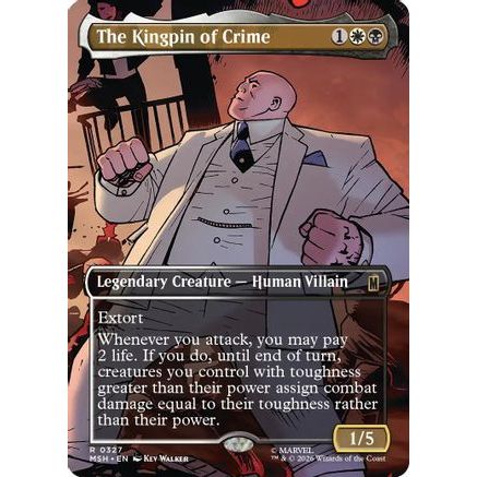 The Kingpin of Crime (Borderless) (0327) (MSH-327) - Marvel Super Heroes