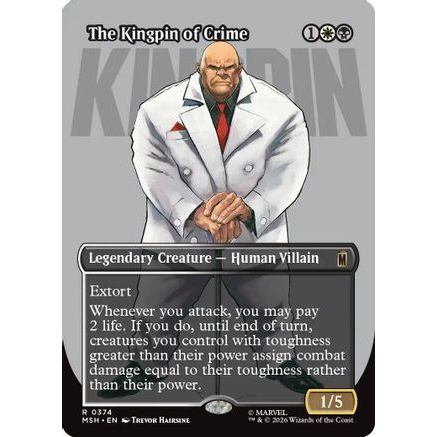 The Kingpin of Crime (Borderless) (0374) (MSH-374) - Marvel Super Heroes