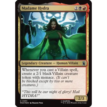 Madame Hydra (Suge Foil) (MSH-451) - Marvel Super Heroes Foil