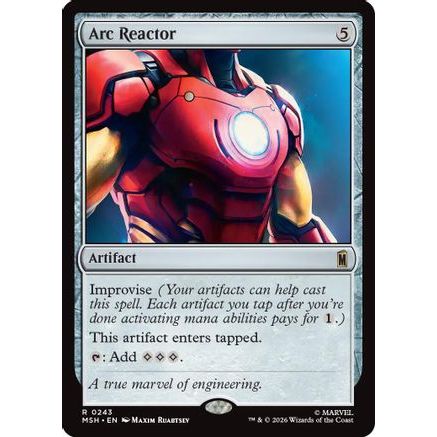 Arc Reactor (MSH-243) - Marvel Super Heroes Foil