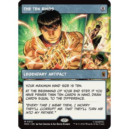 The Ten Rings (Borderless) (MSH-313) - Marvel Super Heroes