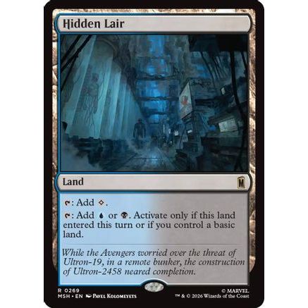 Hidden Lair (MSH-269) - Marvel Super Heroes