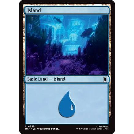 Island (0289) (MSH-289) - Marvel Super Heroes Foil