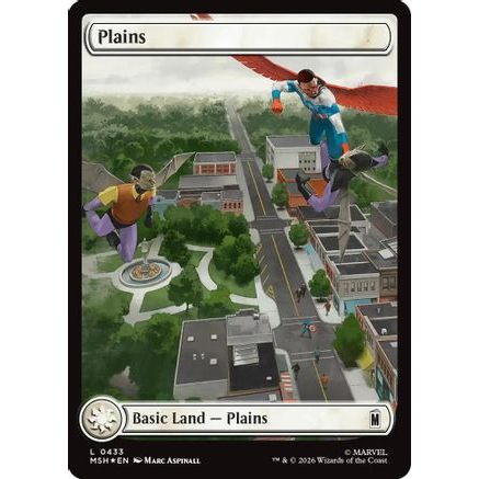 Plains (0433) (Surge Foil) (MSH-433) - Marvel Super Heroes Foil