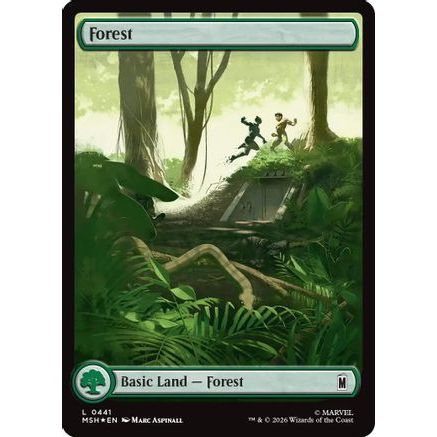 Forest (0441) (Surge Foil) (MSH-441) - Marvel Super Heroes Foil