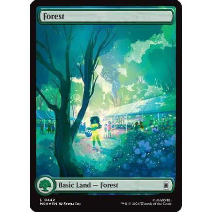 Forest (0442) (Surge Foil) (MSH-442) - Marvel Super Heroes Foil