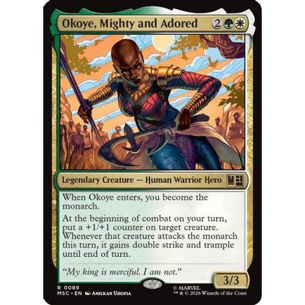 Okoye, Mighty and Adored (MSC-089) - Commander: Marvel Super Heroes