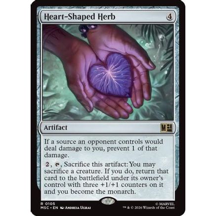 Heart-Shaped Herb (MSC-105) - Commander: Marvel Super Heroes