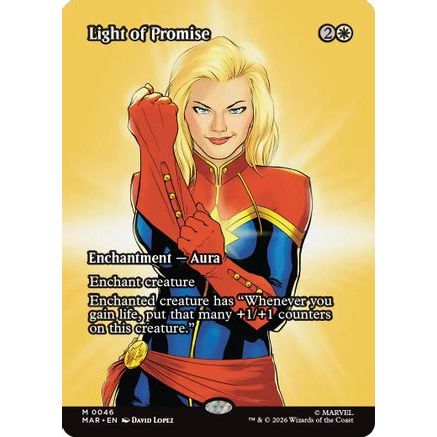 Light of Promise (Borderless) (MAR-046) - Marvel Universe Eternal-Legal Foil