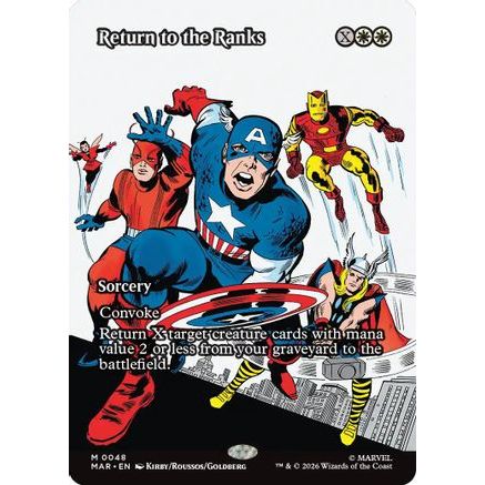 Return to the Ranks (Borderless) (MAR-048) - Marvel Universe Eternal-Legal