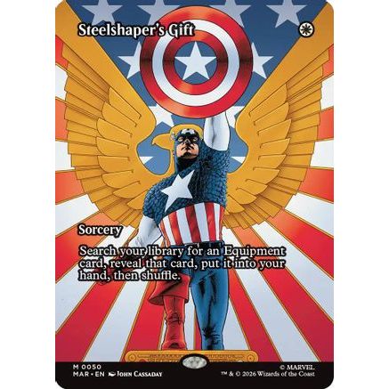Steelshaper's Gift (Borderless) (MAR-050) - Marvel Universe Eternal-Legal