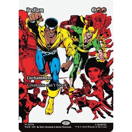 Bedlam (Borderless) (MAR-074) - Marvel Universe Eternal-Legal