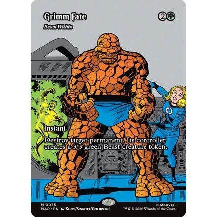 Grimm Fate - Beast Within (Borderless) (MAR-075) - Marvel Universe Eternal-Legal