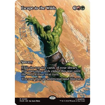 Escape to the Wilds (Borderless) (MAR-089) - Marvel Universe Eternal-Legal Foil