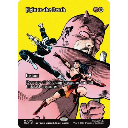 Fight to the Death (Borderless) (MAR-090) - Marvel Universe Eternal-Legal