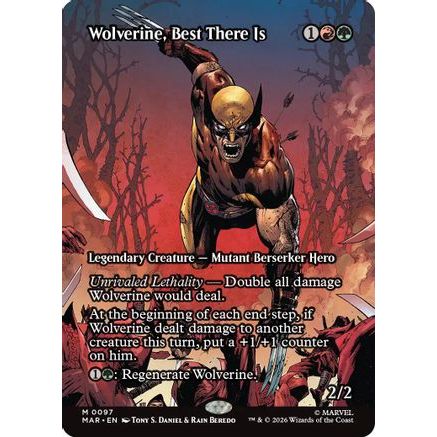Wolverine, Best There Is (Borderless) (MAR-097) - Marvel Universe Eternal-Legal