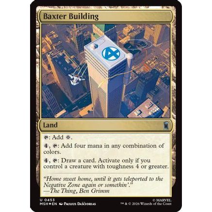 Baxter Building (Surge Foil) (MSH-453) - Marvel Super Heroes Foil