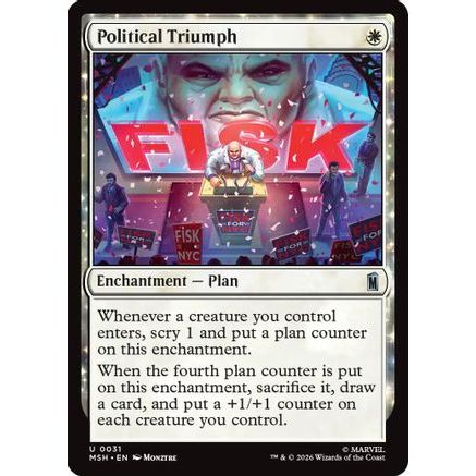 Political Triumph (MSH-031) - Marvel Super Heroes
