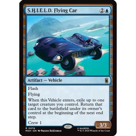 S.H.I.E.L.D. Flying Car (MSH-074) - Marvel Super Heroes Foil