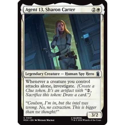 Agent 13, Sharon Carter (MSH-001) - Marvel Super Heroes