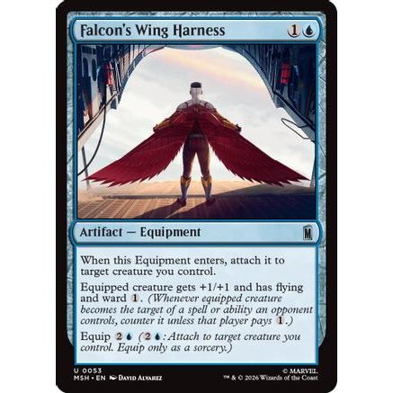 Falcon's Wing Harness (MSH-053) - Marvel Super Heroes