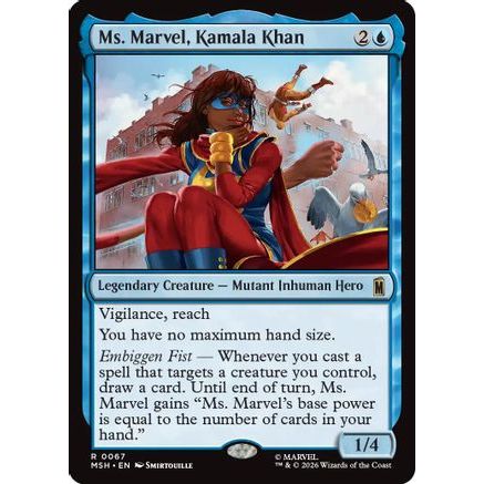 Ms. Marvel, Kamala Khan (MSH-067) - Marvel Super Heroes
