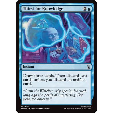 Thirst for Knowledge (MSH-079) - Marvel Super Heroes Foil