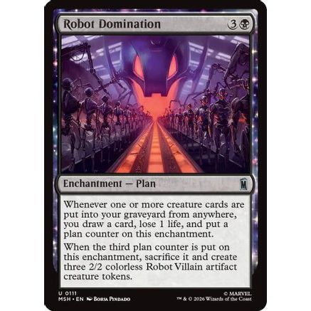 Robot Domination (MSH-111) - Marvel Super Heroes Foil