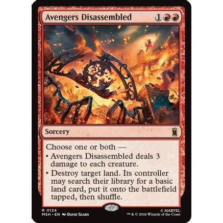 Avengers Disassembled (MSH-124) - Marvel Super Heroes Foil