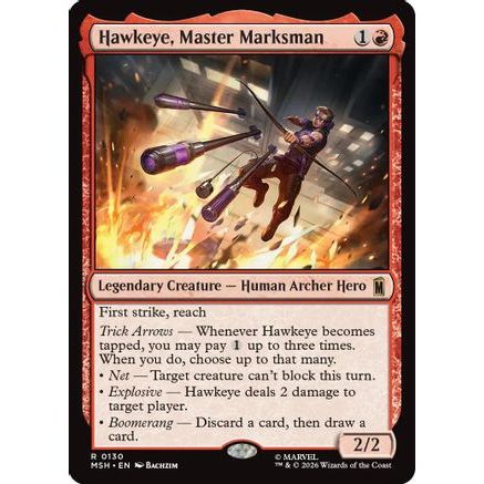 Hawkeye, Master Marksman (MSH-130) - Marvel Super Heroes