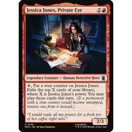 Jessica Jones, Private Eye (MSH-139) - Marvel Super Heroes Foil