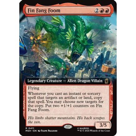 Fin Fang Foom (Extended Art) (MSH-411) - Marvel Super Heroes