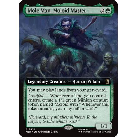 Mole Man, Moloid Master (Extended Art) (MSH-415) - Marvel Super Heroes