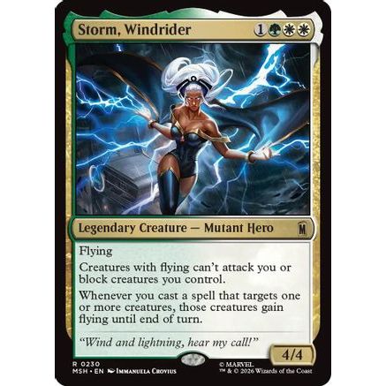 Storm, Windrider (MSH-230) - Marvel Super Heroes