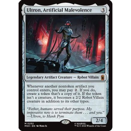 Ultron, Artificial Malevolence (MSH-252) - Marvel Super Heroes Foil