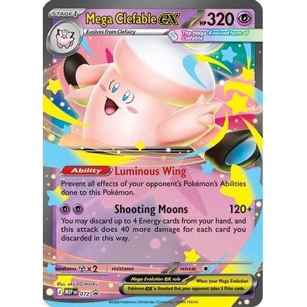 Mega Clefable ex - 072 72 - ME Mega Evolution Promo Holofoil