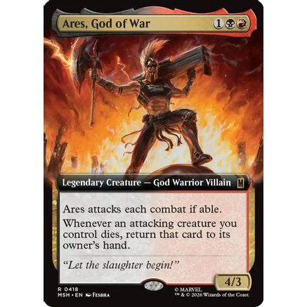 Ares, God of War (Extended Art) (MSH-418) - Marvel Super Heroes