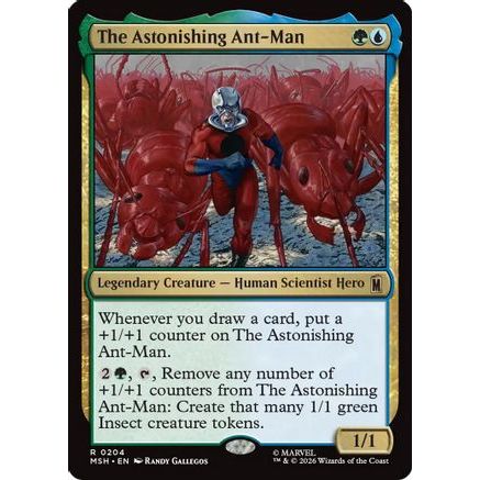 The Astonishing Ant-Man (MSH-204) - Marvel Super Heroes Foil