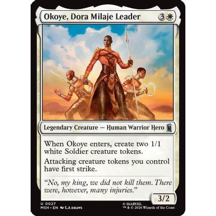 Okoye, Dora Milaje Leader (MSH-027) - Marvel Super Heroes