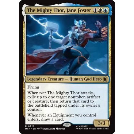 The Mighty Thor, Jane Foster (MSH-222) - Marvel Super Heroes