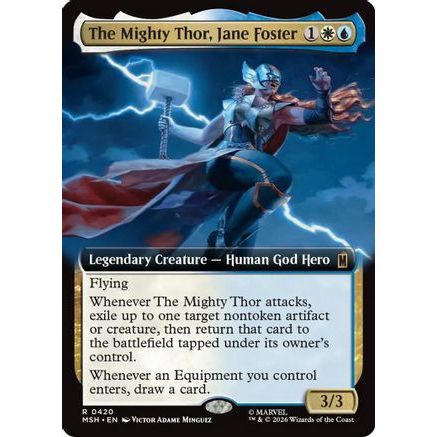 The Mighty Thor, Jane Foster (Extended Art) (MSH-420) - Marvel Super Heroes