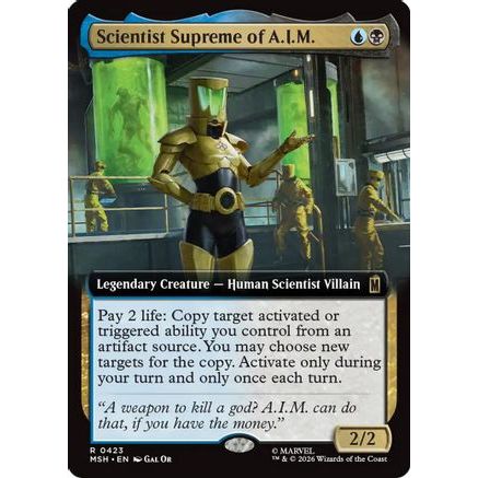 Scientist Supreme of A.I.M. (Extended Art) (MSH-423) - Marvel Super Heroes Foil