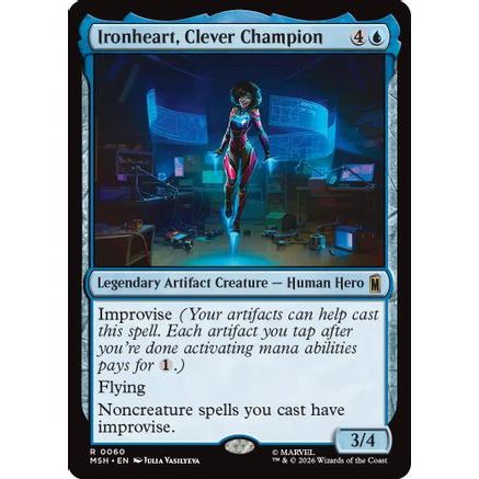 Ironheart, Clever Champion (MSH-060) - Marvel Super Heroes Foil