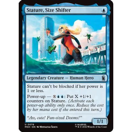 Stature, Size Shifter (MSH-078) - Marvel Super Heroes Foil