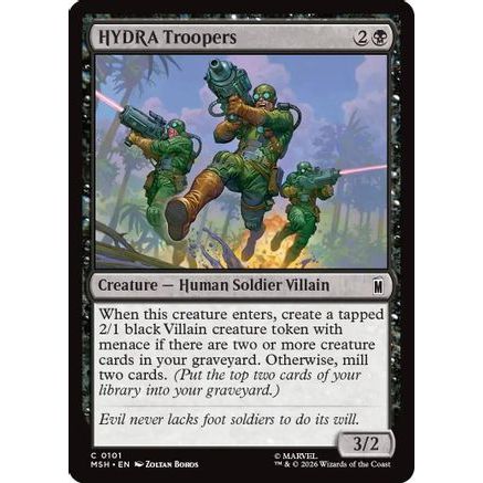 HYDRA Troopers (MSH-101) - Marvel Super Heroes Foil