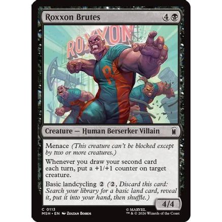 Roxxon Brutes (MSH-113) - Marvel Super Heroes Foil