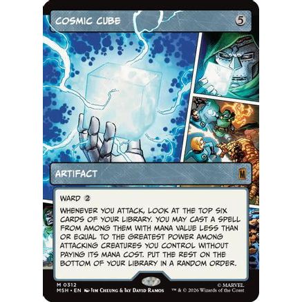Cosmic Cube (Borderless) (0312) (MSH-312) - Marvel Super Heroes Foil
