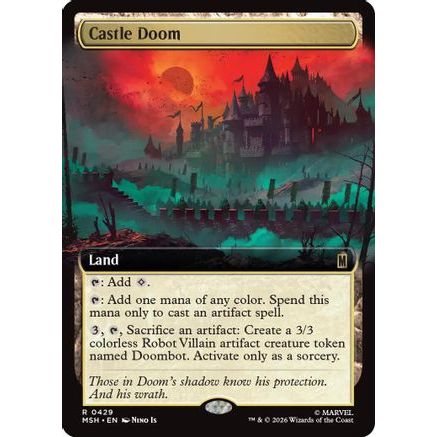 Castle Doom (Extended Art) (MSH-429) - Marvel Super Heroes